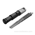 Conical Twin screw barrel for PVC pipe profile extrusion SJZ45/100 SJZ51/105 SJZ55/110 SJZ65/132 SJZ80/156 SJZ92/188
